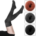 thumbnail image 1 of Htwon Women Knee Knit Stockings Long Booting,Winter Warm Thick Stockings Knee High,Knit Warm Thigh High Stockings, 1 of 11