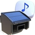 thumbnail image 1 of Htzsafe Solar Driveway Alarm System-1/4 Mile Long Transmission Range-Solar Powered No Need Replace Batteries-Outdoor Weatherproof Motion Sensor&Detector DIY Security Alert System, 1 of 5