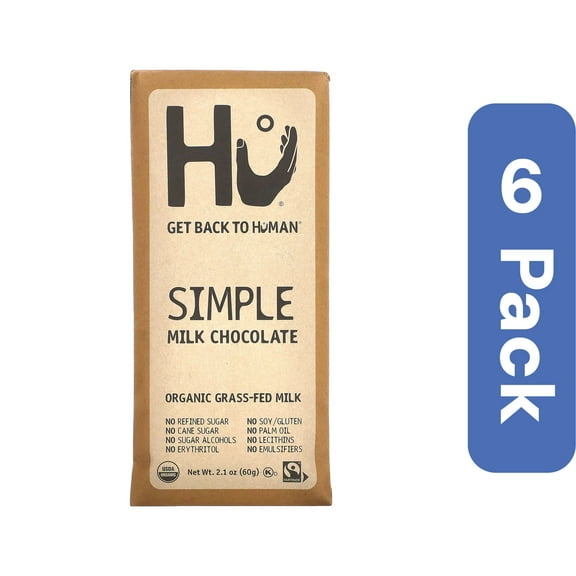 Hu Bar Milk Chocolate Simple 2.1 oz (Pack Of 6)