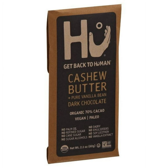 Hu Cashew Butter + Pure Vanilla Bean Dark Chocolate, 2.1 oz