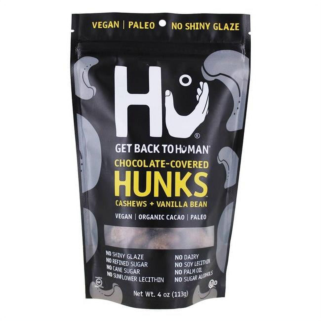 Hu Cashews + Vanilla Bean Chocolate Covered Hunks, 4 Oz