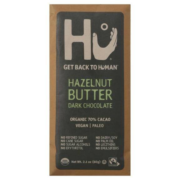Hu Chocolate Hazelnut Butter Bar 2.1 oz (Pack of 12)