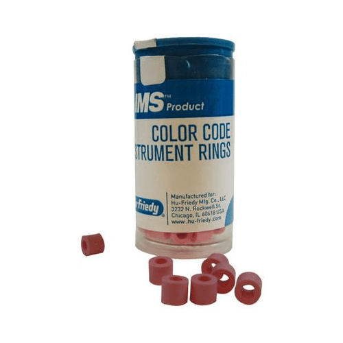 Color Coded Instruments Hu-Friedy IMS-12810 Color Code Instrument Rings Regular 50/Pk Pink ...
