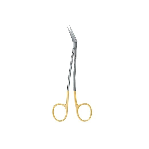 Hu-Friedy S5011 Locklin Perma Sharp Scissor, Open Shank, Curved
