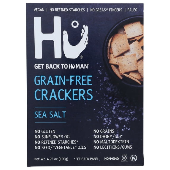 Hu Grain Free Crackers (4.25oz) Flavor: Sea Salt