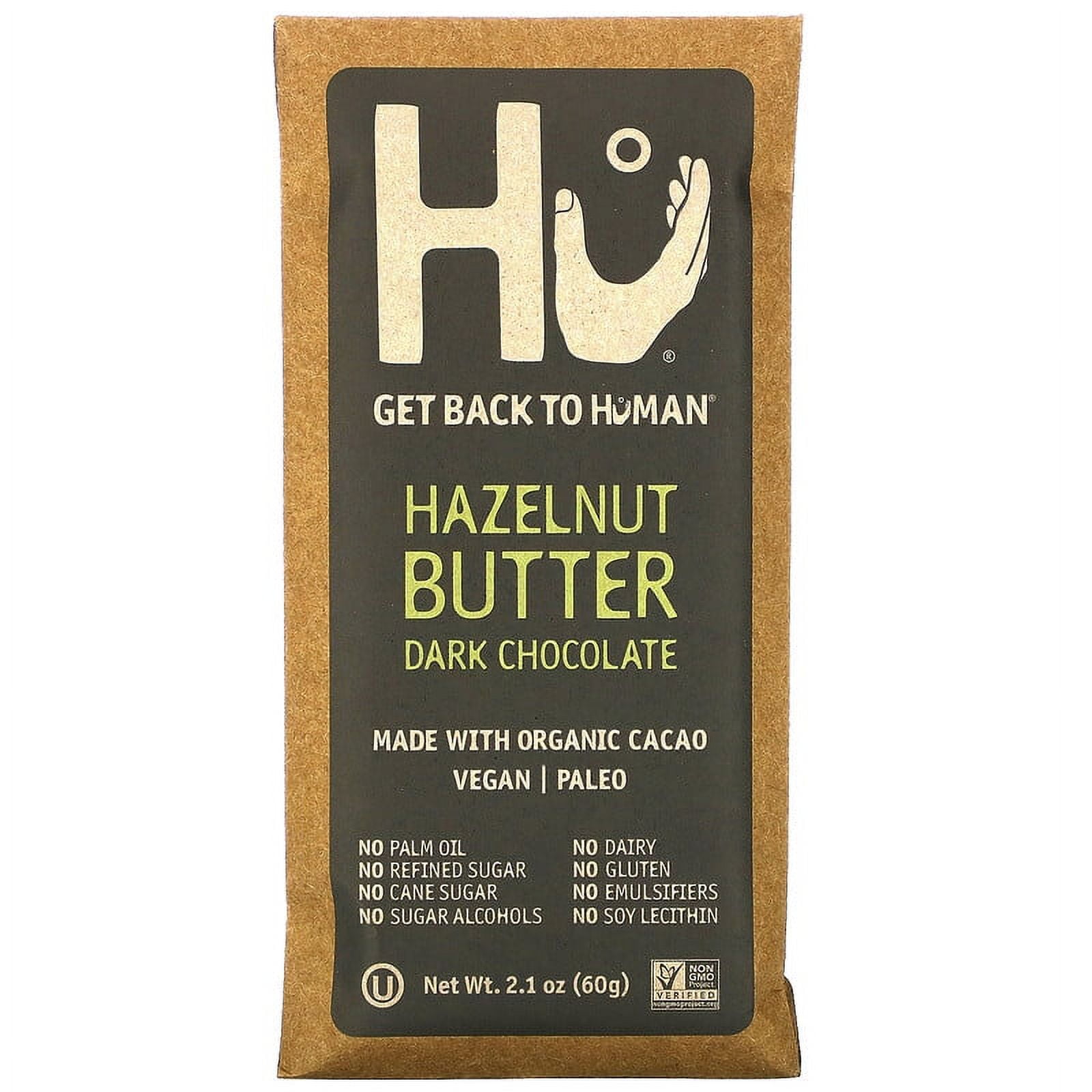 Hu, Hazelnut Butter Dark Chocolate, 2.1 oz Pack of 4