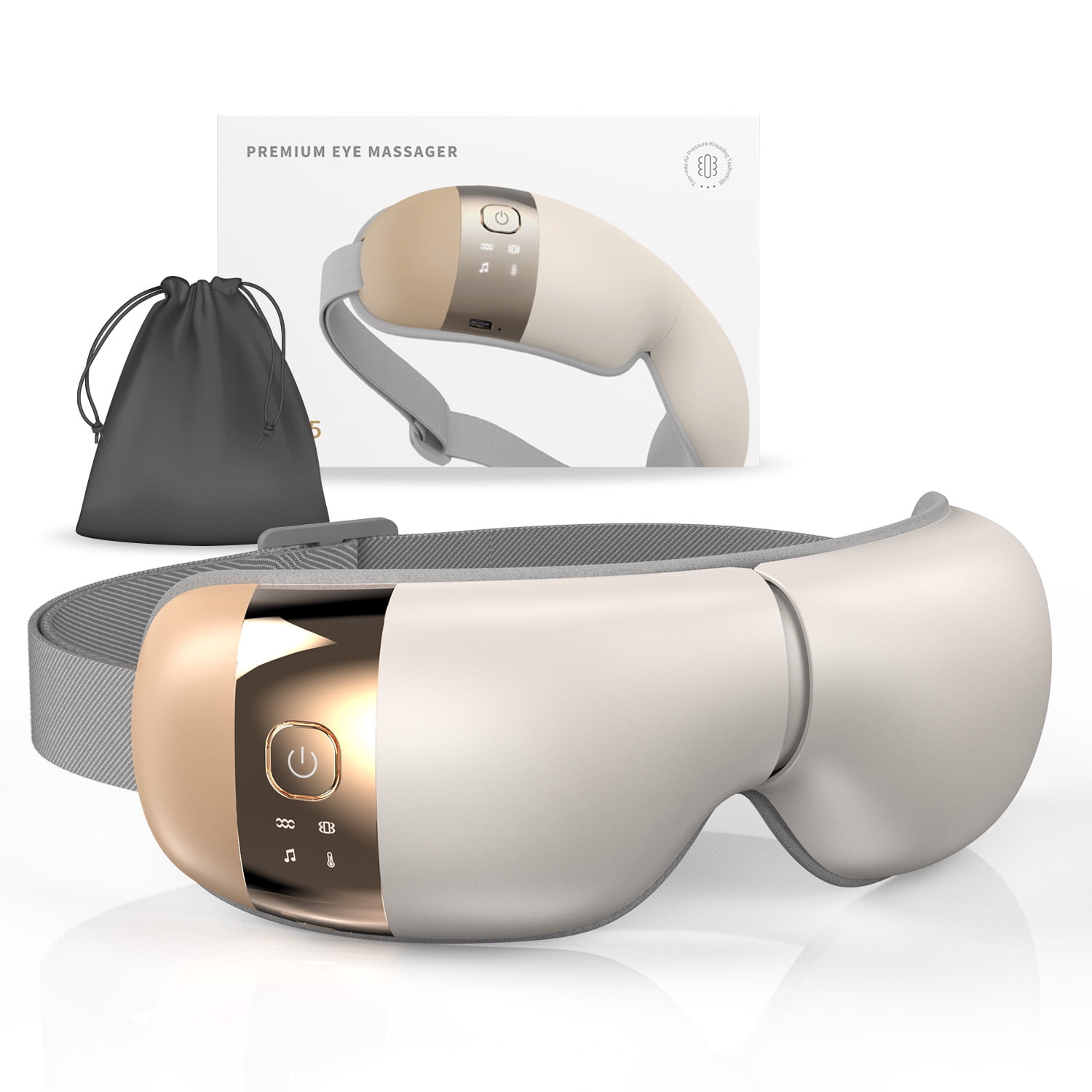 HuBDIC Hem-5 Premium Eye Massager with Heat and Vibration