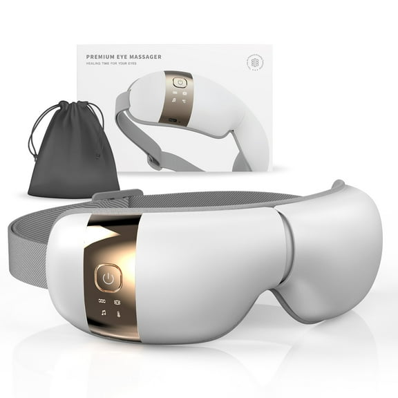 HuBDIC Hem-5 Premium Eye Massager with Heat and Vibration for Dry Eyes and Relax Eye Strain Dark Circles Eye Bags and Improve Sleep