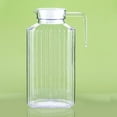 thumbnail image 1 of HuRu Acrylic Water Pitcher with lid, Clear Plastic Pitcher with Lid, BPA-Free, Pitcher for Sangria, Lemonade, Juice, 1 of 3