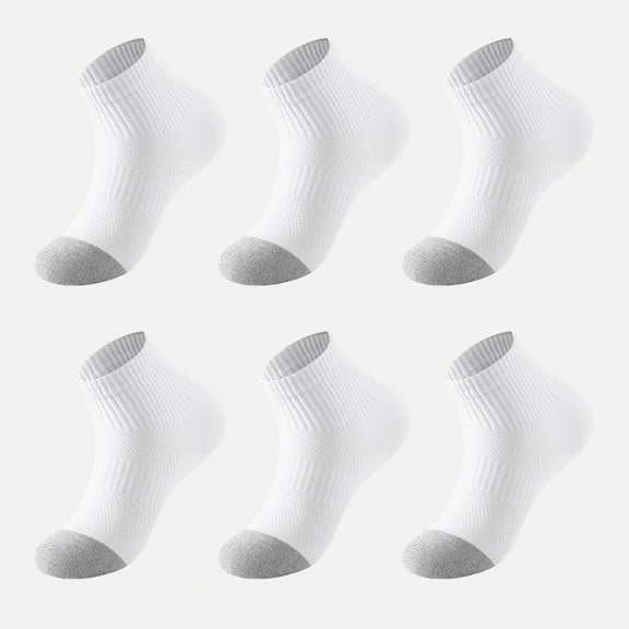 HuaAngel Ankle Socks Women Athletic Running Socks Cushioned 6-Pairs