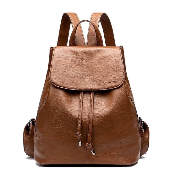 HuaAngel Backpack Purse for Women Leather Drawstring Anti-theft Shoulder Bag Fashion Multipurpose Travel Bag