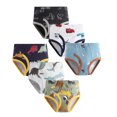 thumbnail image 1 of HuaAngel Boys Cotton Briefs Underwear Breathable Comfortable Soft Panties 6 Pack Size 2-7, 1 of 5