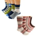 thumbnail image 1 of HuaAngel Boys Girls Socks 10 Pairs Long Socks Cotton Sports Socks 3-15Years, 1 of 6