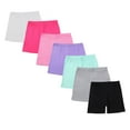 thumbnail image 1 of HuaAngel Girls Bike Shorts 7 Packs Breathable Stretch Athletic Shorts for Dance, Yoga, and Sports, 1 of 4