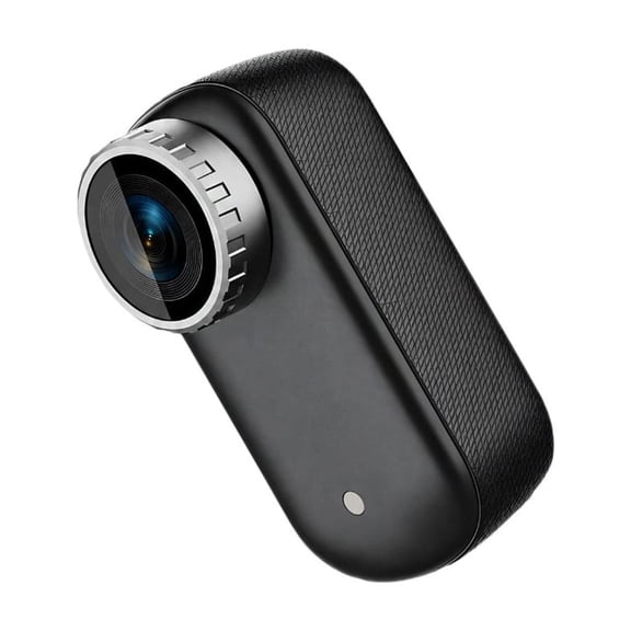 HuaJing Action Camera with Integrated Screen, Side Controls, and Status Light