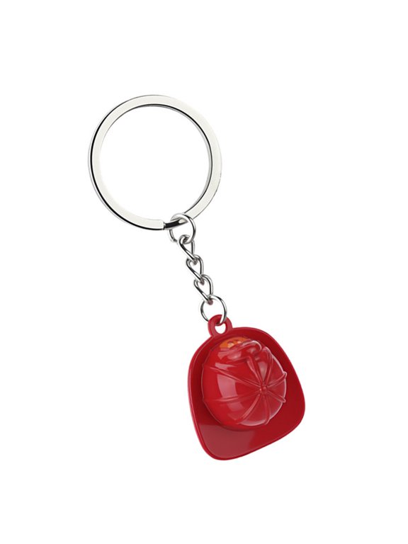 Decorative Fireman Helmet Key Chain Excellent Craftsmanship For Collectors