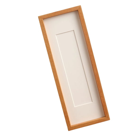 HuaJing Long Narrow Art Frame with Rear Stand and Wall Hanging Hole for Display