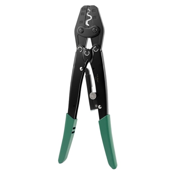 HuaJing Ratchet Wire Crimper with Shaped Jaw Slots for Repeat Terminals Work