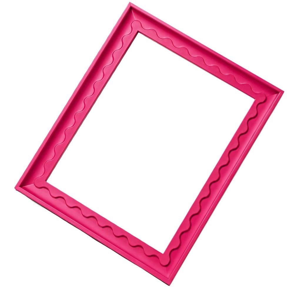 Wood Inner Frame HuaJing Wood Photo Frame with Flowing Curved Inner Border, Back Stand ...