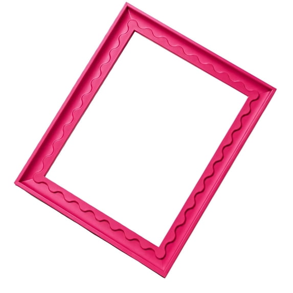 Wood Inner Frame HuaJing Wood Photo Frame with Flowing Curved Inner Border, Back Stand ...