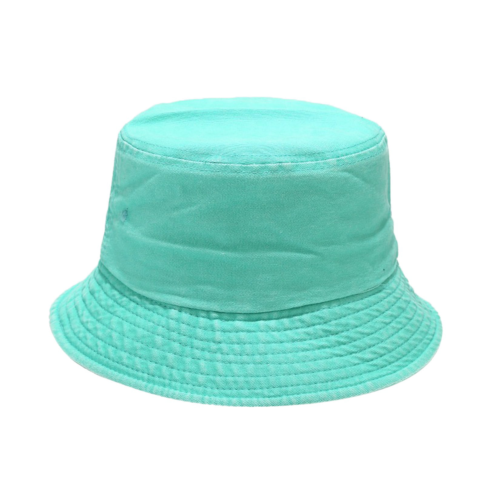 Huaai Bucket Hat for Women Men Trendy Lightweight Outdoor Hot Fun Summer  Sun Beach Fishing Cap Mint Green