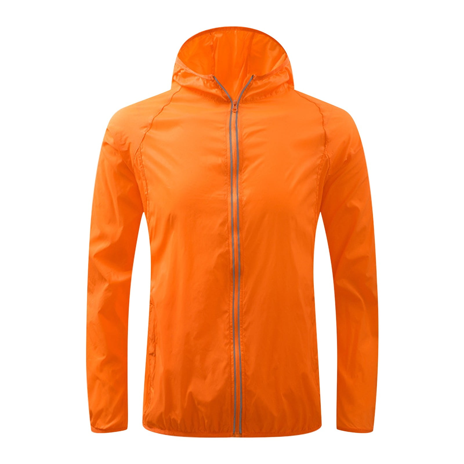 Huaai Men's Womens Lightweight Rain Jacket Solid Rain Jacket Outdoor