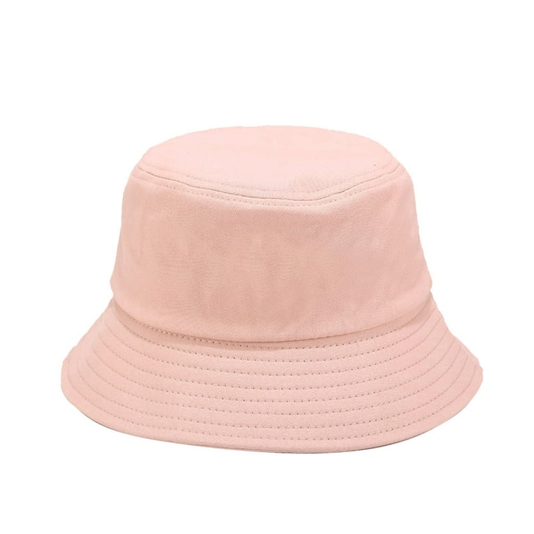 Huaai Straw Sun Hats Women Ladies UV Protection Foldable Mesh Wide Brim  Beach Adjustable Fishing Hat Pink