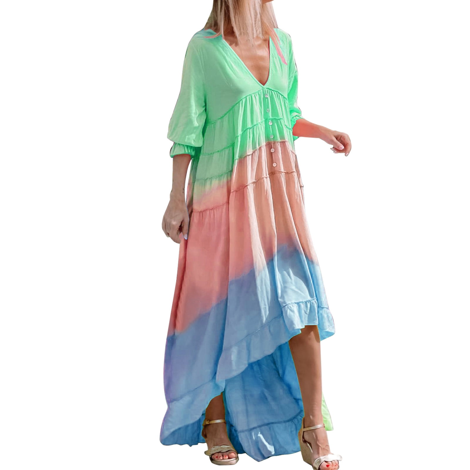 Ladies layered dresses cheap
