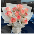 thumbnail image 1 of Huabanying Korean-Style Pearl-Embellished Wave-Patterned White Netting Tulle - Pleated Edges Flower Bouquet Wrapping Netting & Paper Material - For Florists, Diy Flower Bouquet, 1 of 8