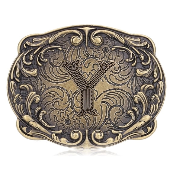 Énorme Boucle De Ceinture Cowboy Western, Lettre U - Occasion, Style Rodéo Vintage, Pièce Unique Et Décorative