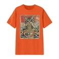 thumbnail image 1 of Huachaog Womens Long Sleeve T Shirts Unisex Graphic Printed Crewneck Tee Design Tops, 1 of 3