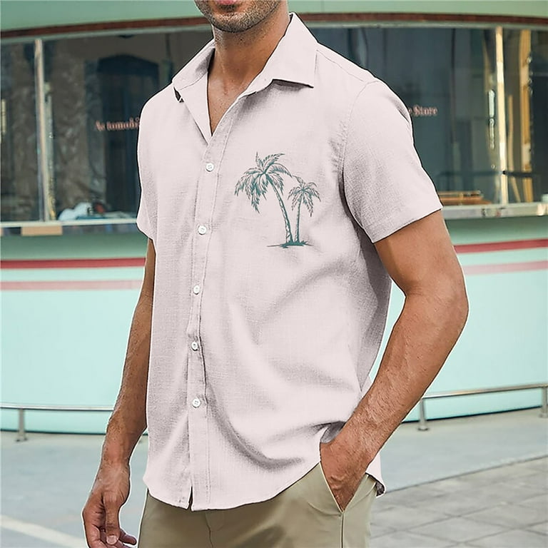 Huachen Designer Spring Summer Men Casual Cotton Solid Color Short