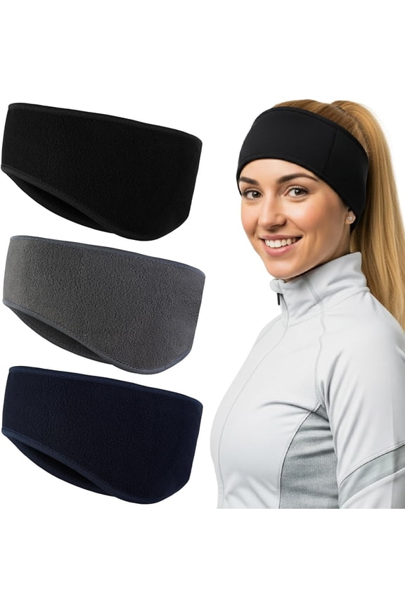 Huachi Ear Warmers for Women Men Winter Running Headband, Ear Muffs Ear Covers for Cold Weather