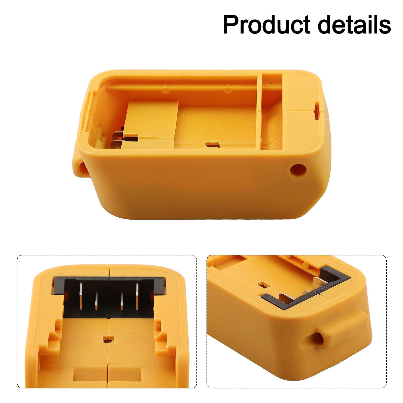 EXTRWORY Batterieadapter Für DeWalt 18V Akkus - Dual USB Ladegerät Mit LED-Arbeitslicht