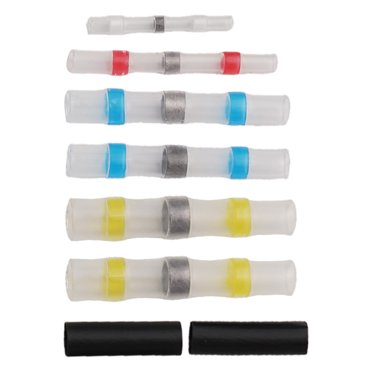 1000-Pack Heat Shrink Solder Sleeve Butt Connectors - Waterproof Wire Terminals