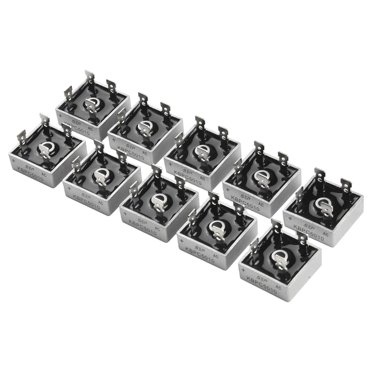 10 Pcs KBPC5010 50A 1000V Single Phase Metal Diode Bridge Rectifier