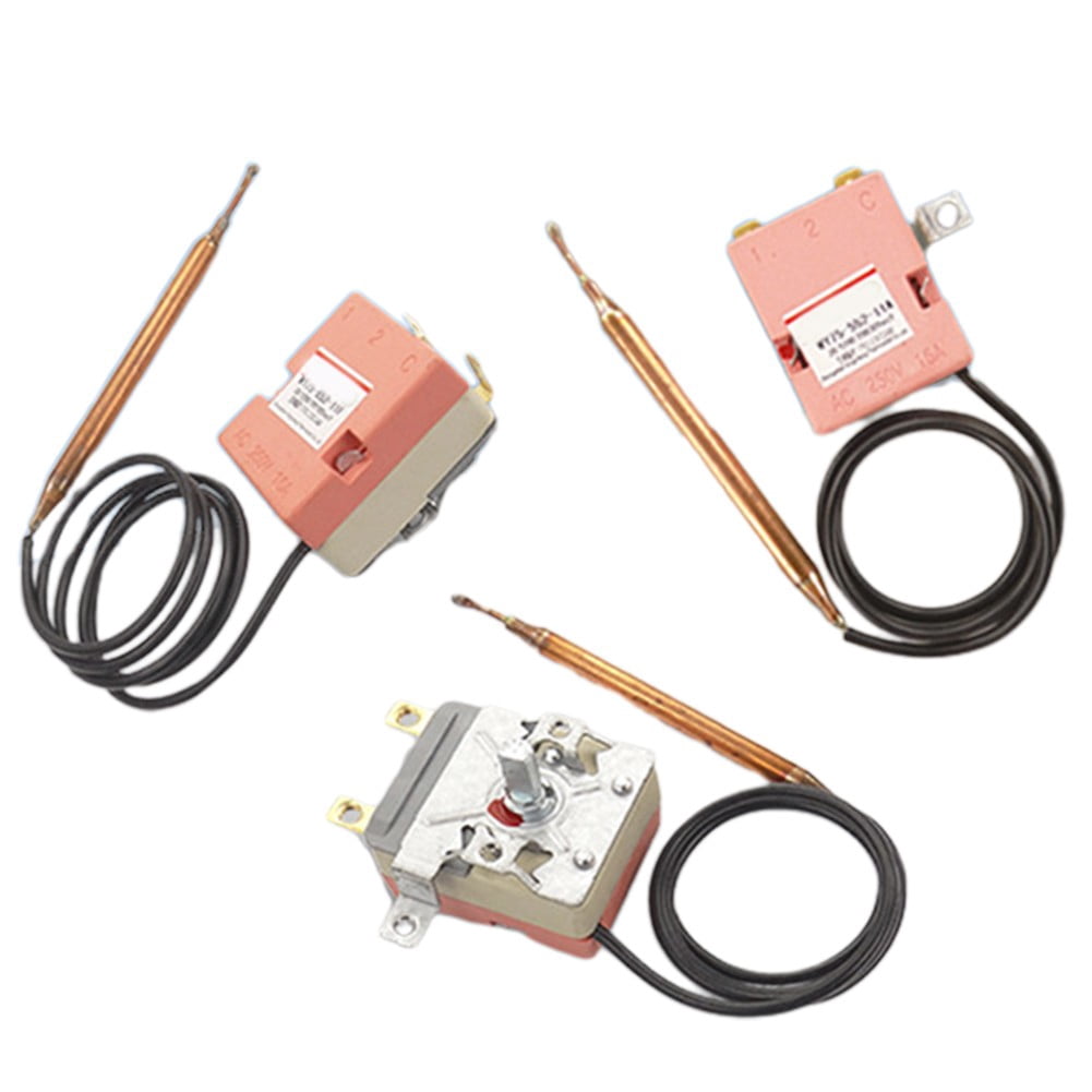 NUHFUFA WQS95-12 Limit Thermostat – 20A/250V Manual Reset Over-Temperature Protector For Electric Water Heaters