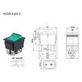 thumbnail image 2 of CHILY 6023 ON-OFF-ON 3-Position Toggle Switch – 6 Pins, 16A 125/250VAC, T125 Rating 2 of 5