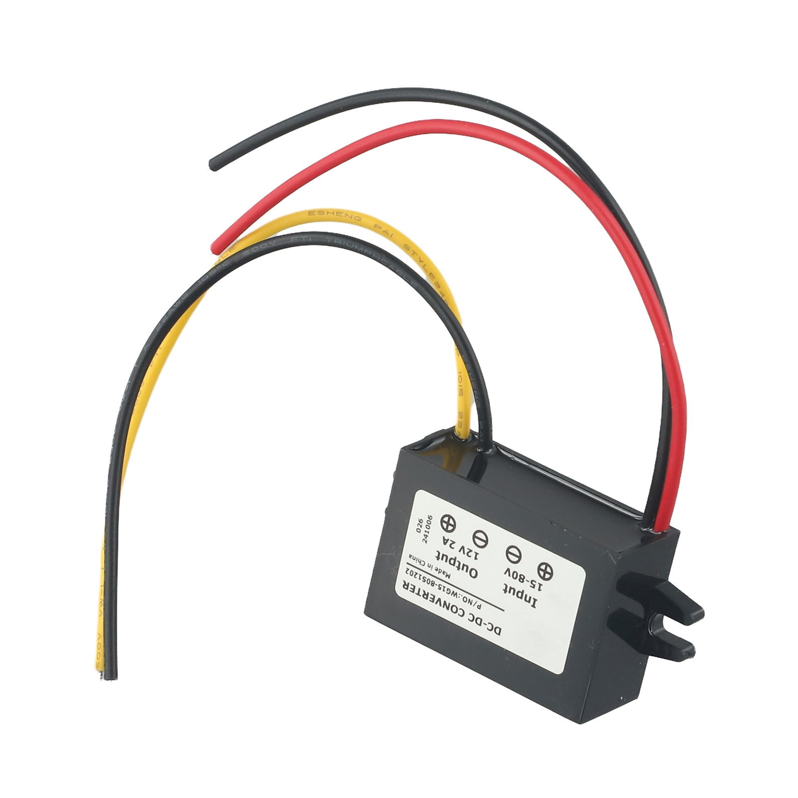 Huajunming Dc 15-80V To Dc 12V 2A Step Down Module Converter Voltage Regulator For Car,Led
