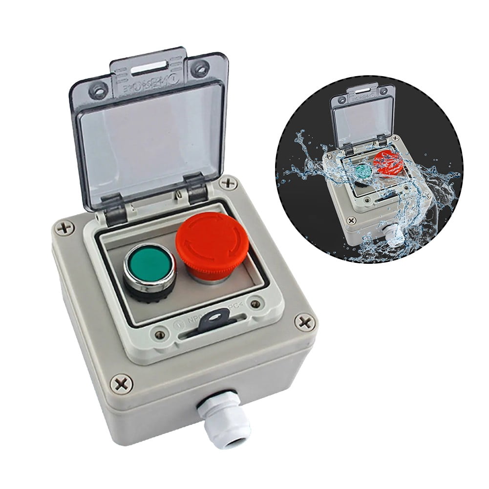Huajunming Ip67 Waterproof Box With 1 Self-Recovery 1 Second Gear Knob ...