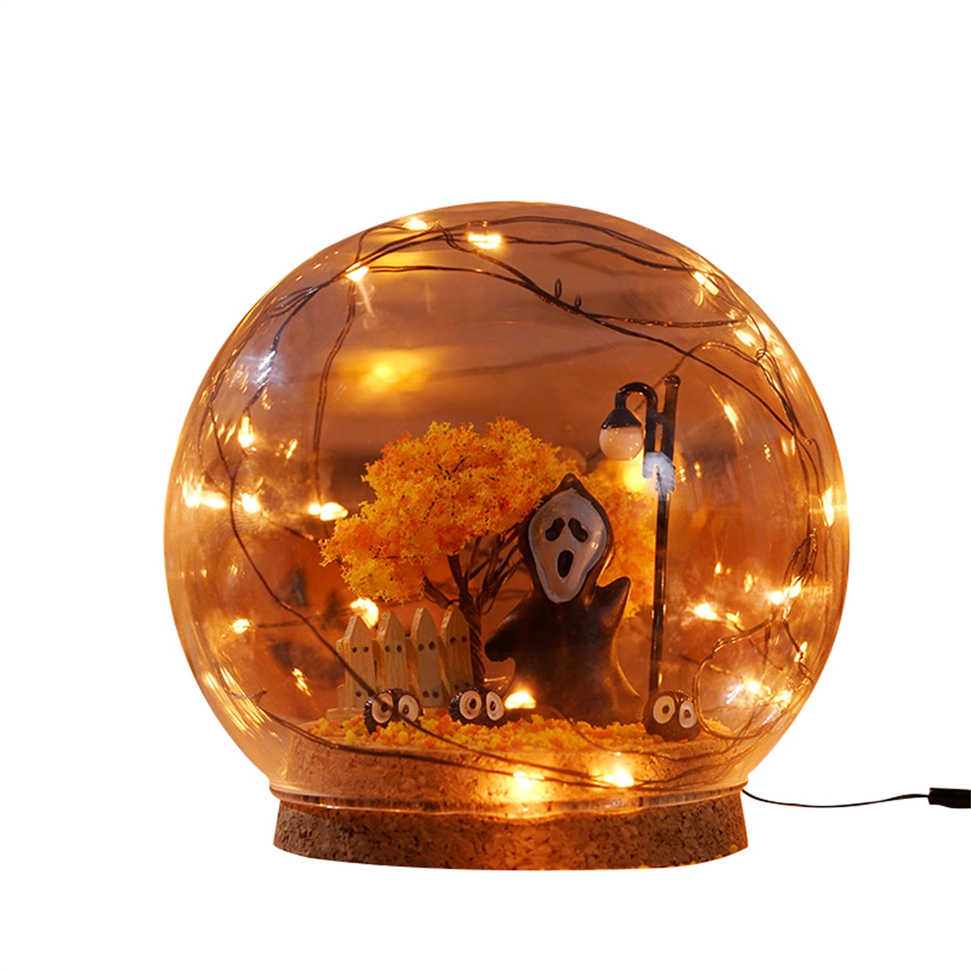Halloween snow globe glass can cup – JimenitasParty28