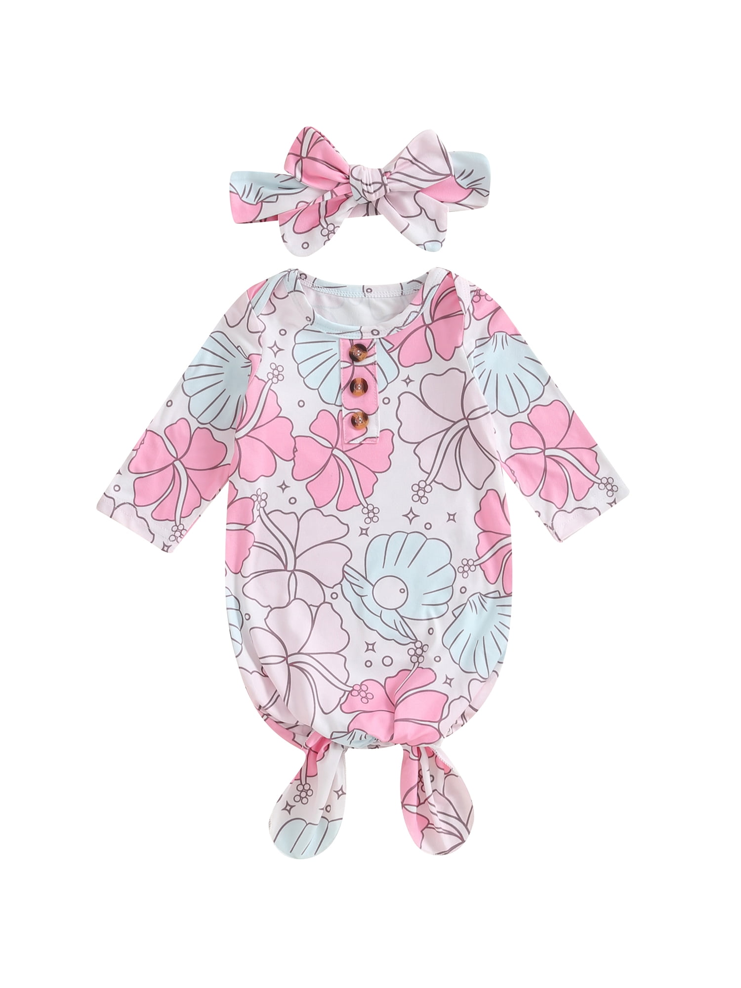 Huakaishijie Newborn Baby Girl Boy Nightgowns Baby Sleeping Bag