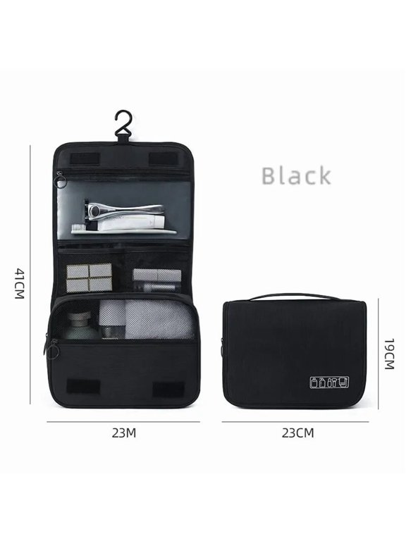 Oxford Fabric Men Business Portable Storage Bag Toiletries Organizer Women Cosmetic Bag Waterproof Hanging Travel Wash Pouch