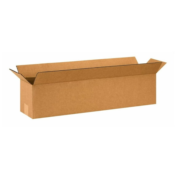 Huang zhong wen 2866 Long Corrugated Cardboard Box 28" L x 6" W x 6" H, , for Shipping, Packing and Moving (Pack of 20)