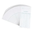 Huang zhong wen 50 Count Weekly Time Clock Cards Timecard for Employee