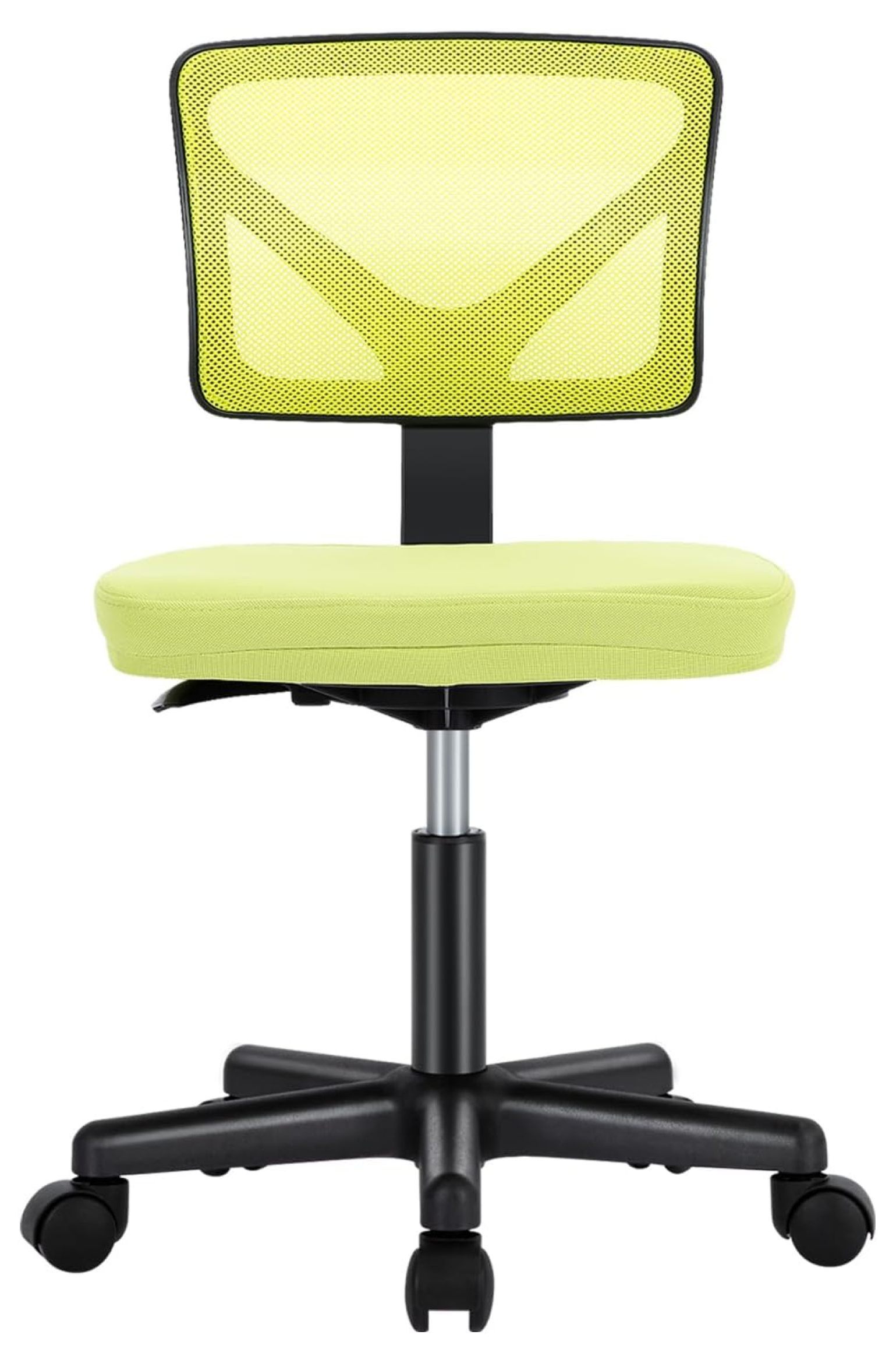 Huang zhong wen Armless Desk Chairs, Ergonomic Low Back Computer Chair