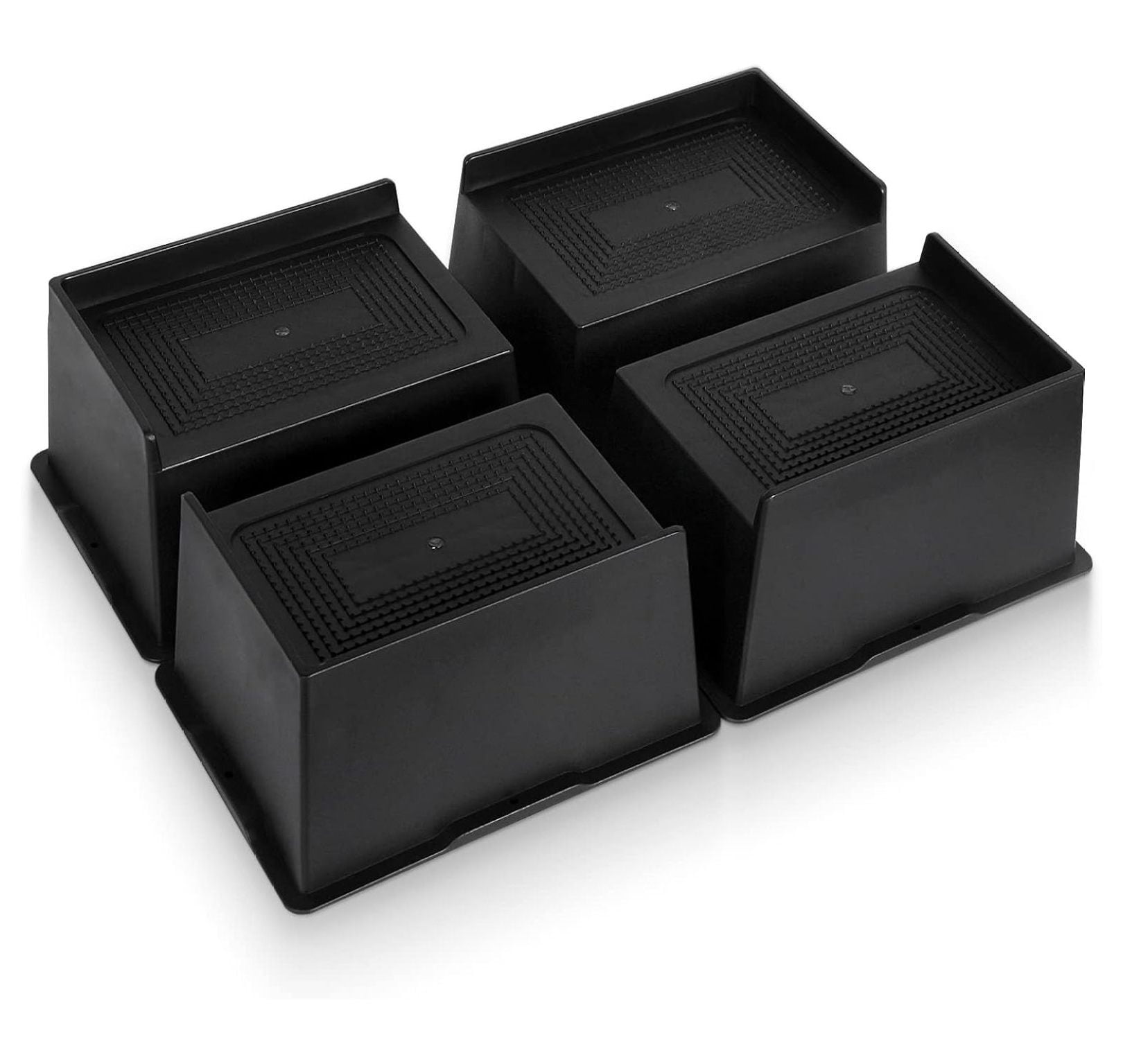 Huang zhong wen Bed Risers, 4 Pack 4 Inch Rectangle Heavy Duty ...