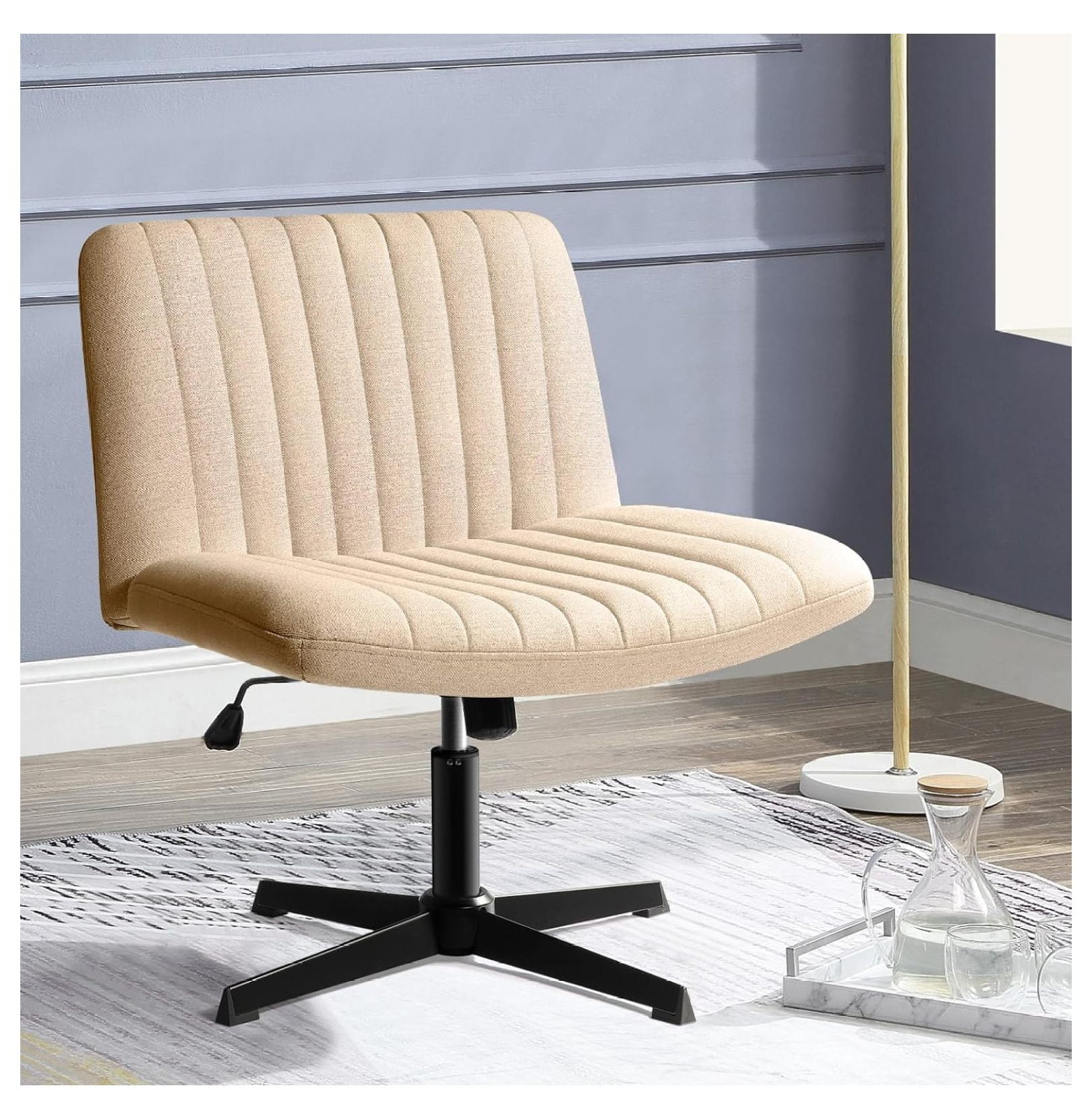 Huang zhong wen Criss Cross Chair,Armless Cross Legged Office Desk