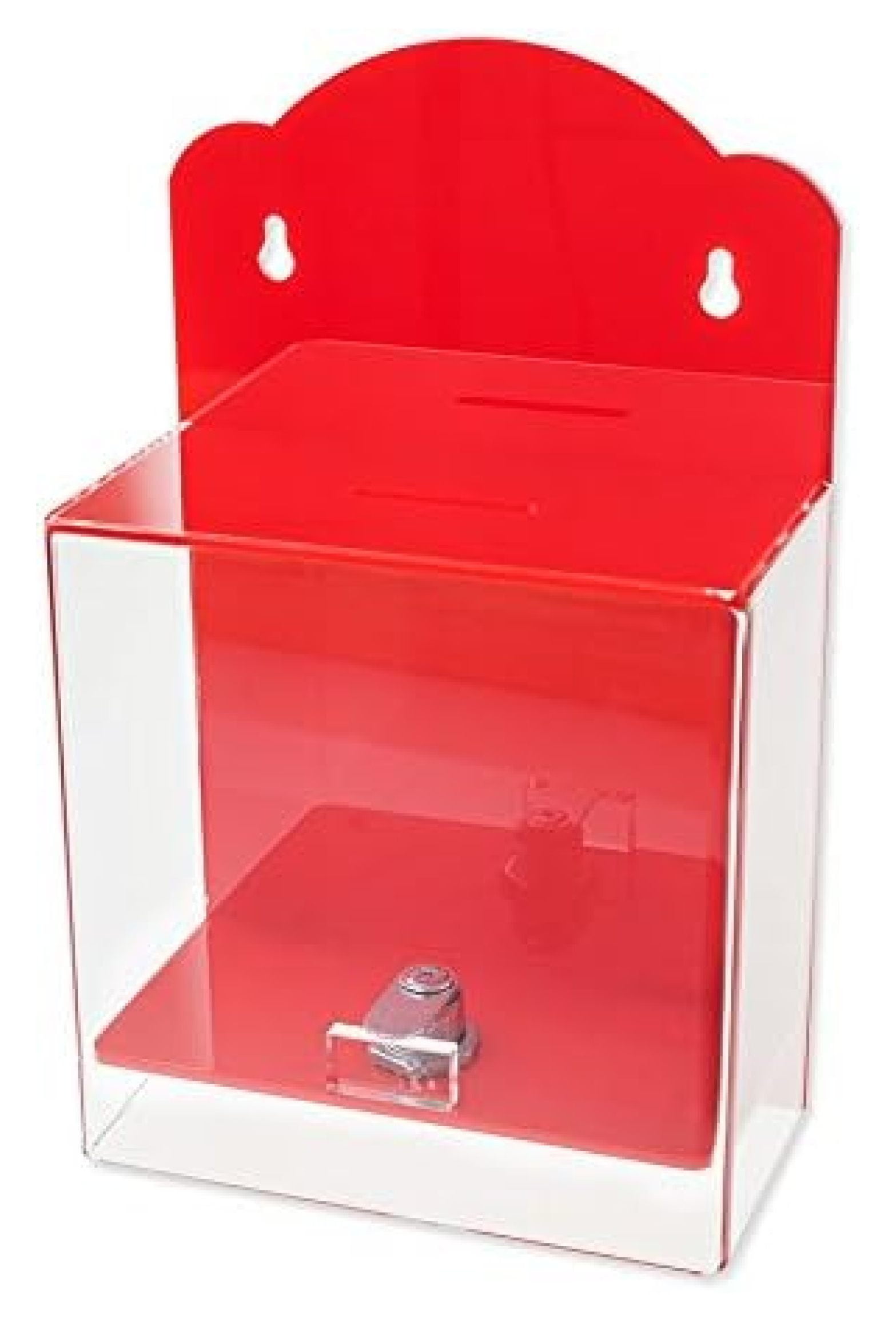Huang Zhong Wen Premium Clear Front Donation Box Ticket Box Collection Huang Zhong Wen Premium Clear Front Donation Box Ticket Box Collection
