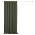 thumbnail image 1 of Huang zhong wen Premium Flame Retardant Thermal Insulated Fire Retardant Blackout Curtain - Antique Bronze Grommet Top - Moss - 100" W x 84" L - (1 Panel), 1 of 8